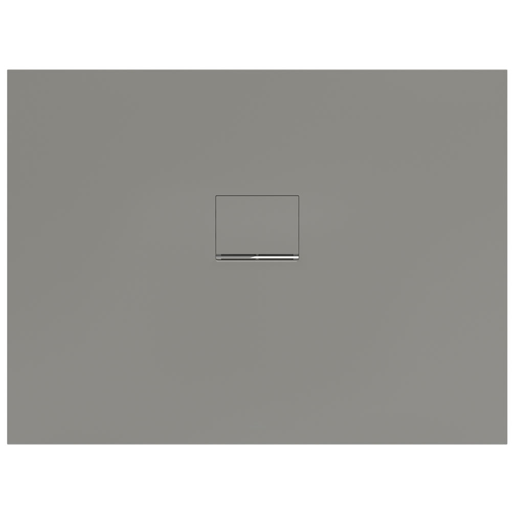 Cutout image of Villeroy & Boch Squaro Infinity 1200 x 900mm Matt Grey Stone Resin Shower Tray